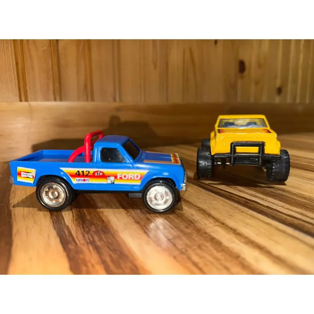 Vintage 1982 & 1987 Remco Mini Trucks Set Of 2 - Picture 2 of 7